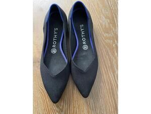 Rothy's Black Pointed Toe Flats Size 8